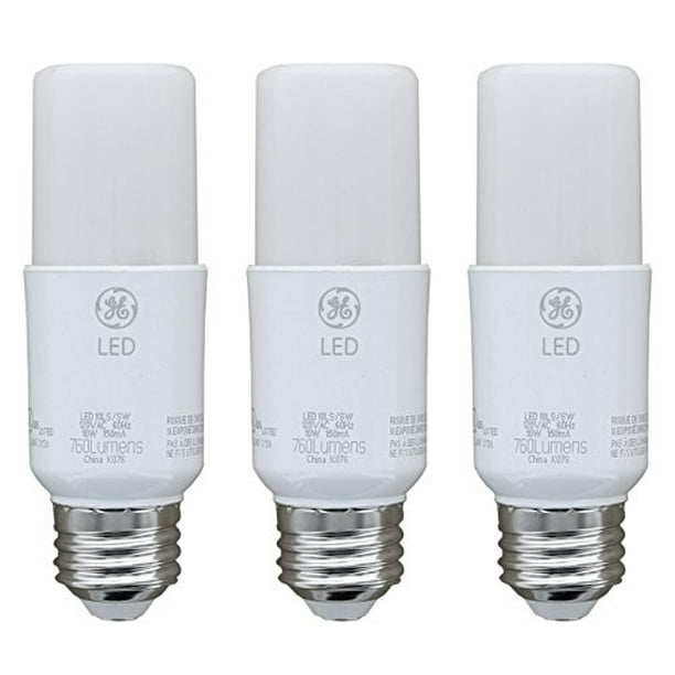 12-Bulbs 2 pack GE Bright Stik 9w LED Light Bulb • 60W replacement Soft white 12-Bulbs 2 pack GE Bright Stik 9w LED Light Bulb • 60W replacement Soft white